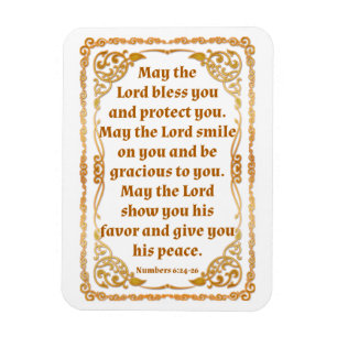 Numbers 6:24-26 Magnet