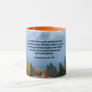 Numbers 6:24,26 The LORD bless you and keep you Mug