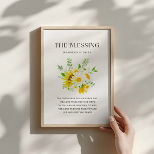 Numbers 6:24-26 The Lord bless you and keep you Poster