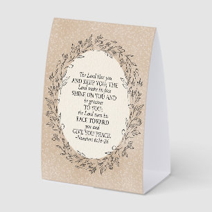 Numbers 6:24–26 The Lord Bless You Neutral Vintage