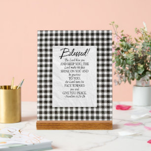 Numbers 6:24–26 The Lord Bless You Neutral Vintage Acrylic Sign