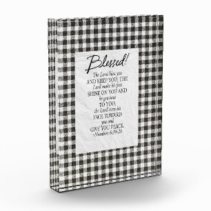 Numbers 6:24–26 The Lord Bless You Neutral Vintage Photo Block