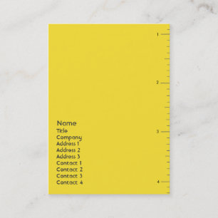 Numbers - Chubby Business Card