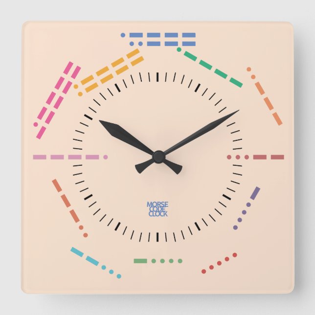 NUMBERS CODE MORSE CLOCK BY MASANSER PIXELAT (Front)