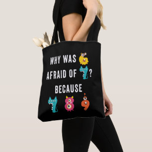 Numbers Day Idea For Kids - Monster Numbers Tote Bag