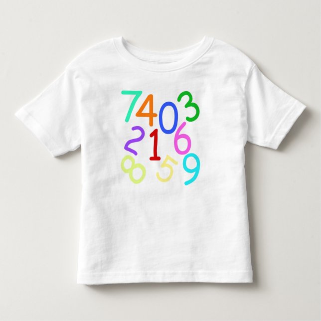 Numbers - Kids T-shirt (Front)