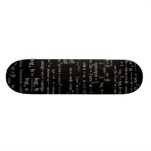Numbers Mathematical Skateboard Deck