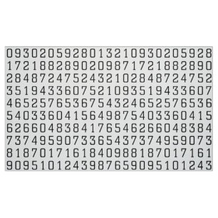 Numbers Pattern Fabric