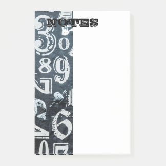 Numbers post-its post-it notes