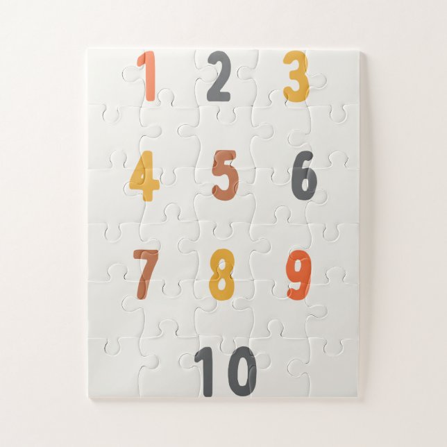 numbers. Puzzle Kids Oversized  (Vertical)
