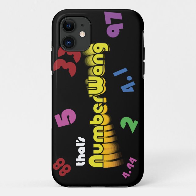 NumberWang iphone 5 Case (Back)