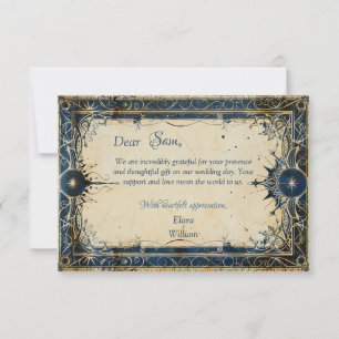 Numenorean Royal Wedding Thank You Card