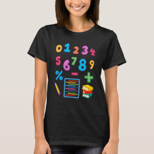 Numeracy Numbers Costume Kids  Maths Day Outfit Ma T-Shirt