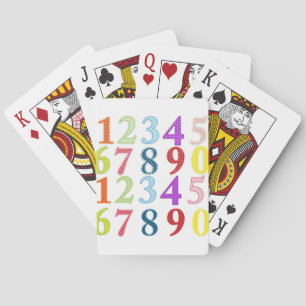Numerals Playing Cards