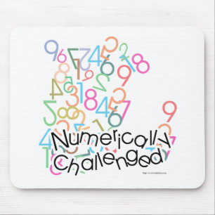 Numerically Challenged Mouse Pad
