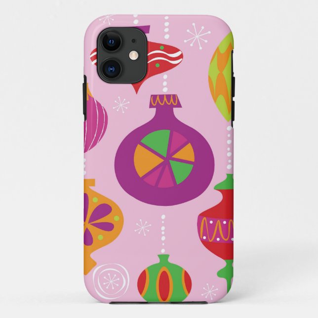 Numerous Christmas decoration illustrated in diffe Case-Mate iPhone Case (Back)