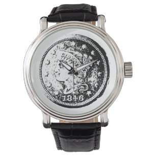 Numismatics gift idea, coin collectors watch