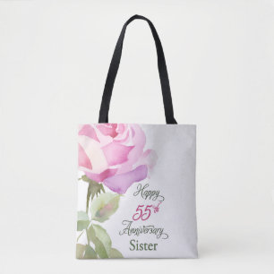 Nun 55th Anniversary Sister Catholic Jubilee Pink Tote Bag