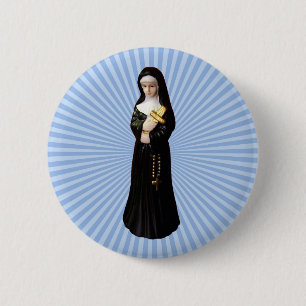 Nun 6 Cm Round Badge