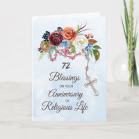 Nun 72nd Anniversary of Religious Life with Rosary
