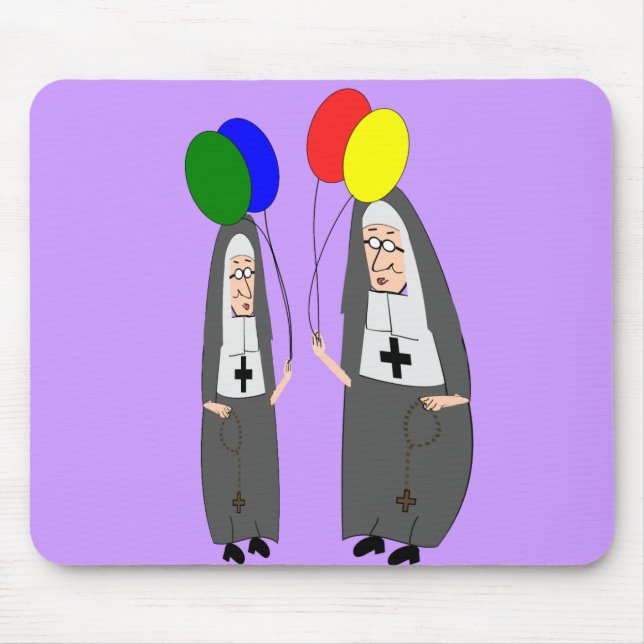 Nun Birthday Gifts Mouse Pad (Front)