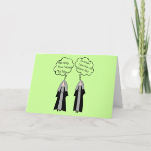 Nun Cards "Things Nuns Think About" Funny