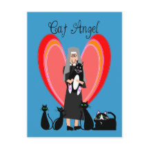Nun Cat Angel Art Gifts