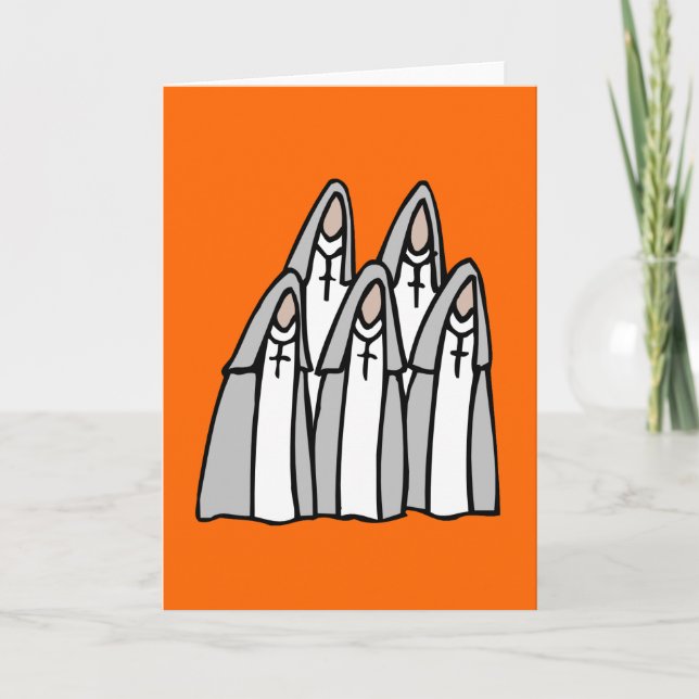 Nun Greeting Cards (Front)