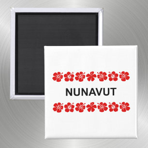 Nunavut Aloha Bands Red Light-Color Magnet