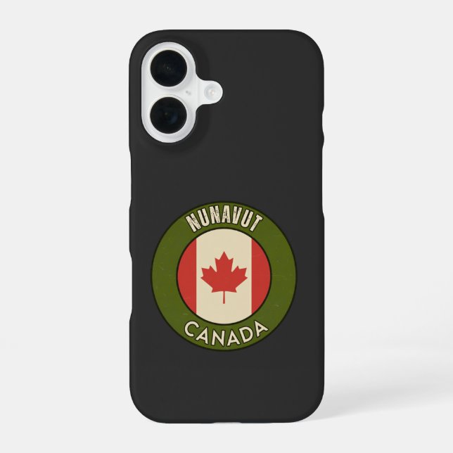 Nunavut Canada iPhone 16 Case (Back)
