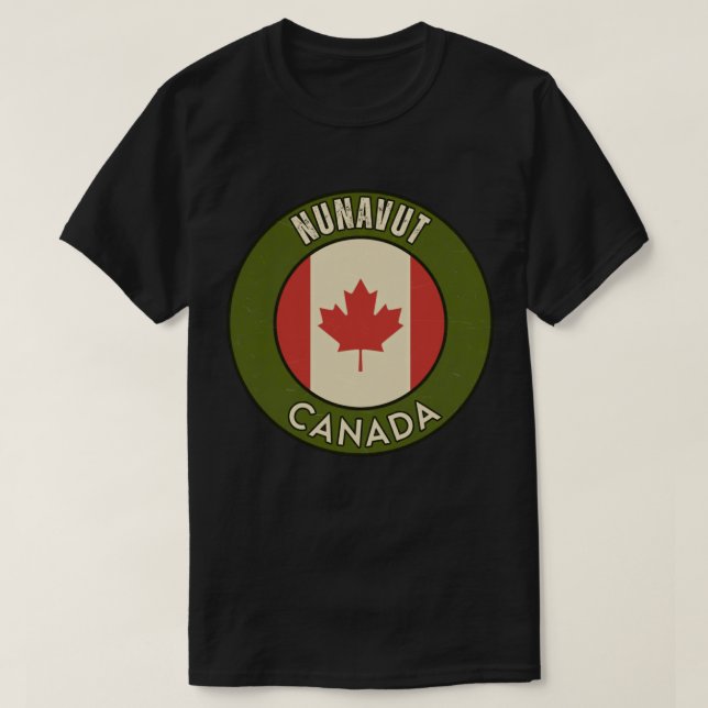 Nunavut Canada T-Shirt (Design Front)