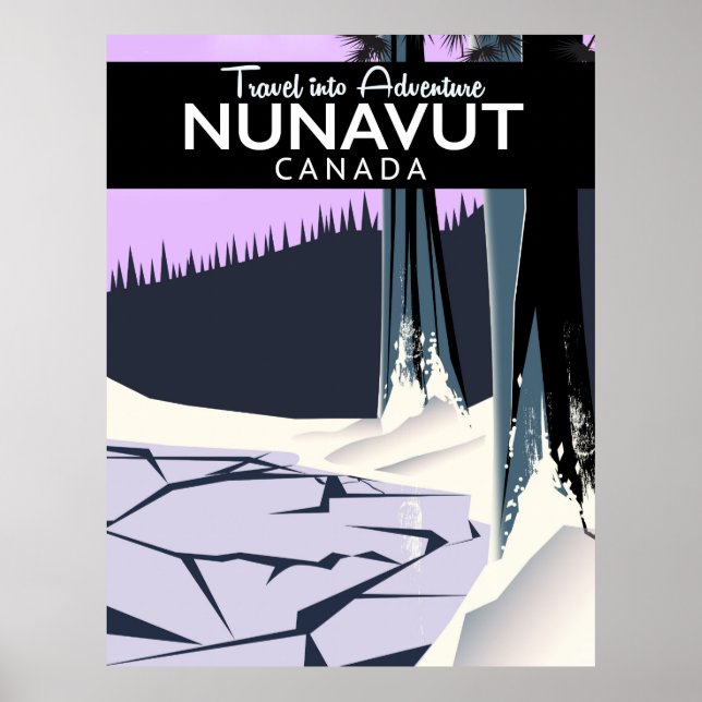 Nunavut Canada Travel poster (Front)