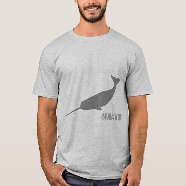 Nunavut Narwhal T-Shirt (Front)