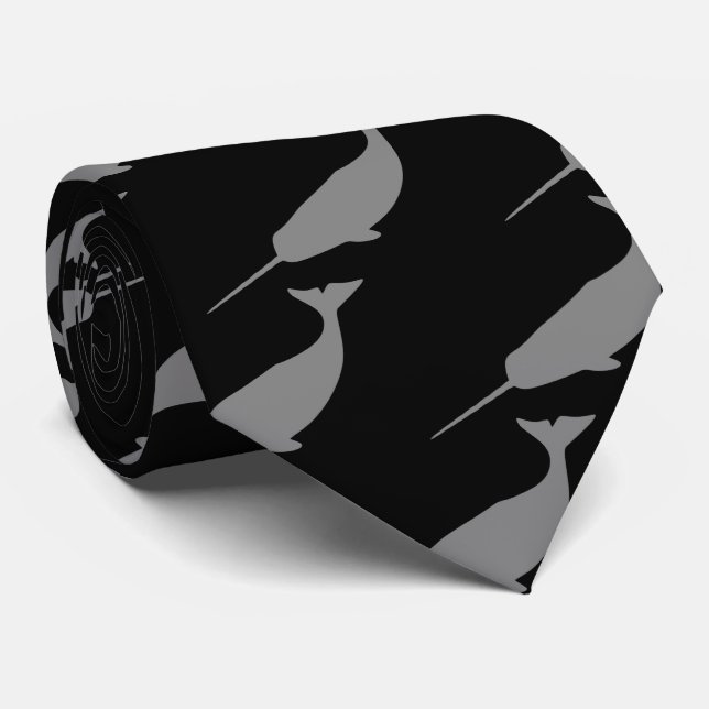 Nunavut Narwhal Tie (Rolled)