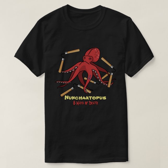 Nunchaktopus T-Shirt (Design Front)