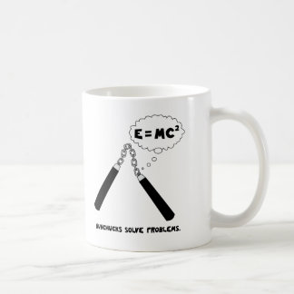 Nunchucks Solve Problems Coffee Mug