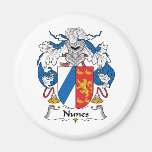 Nunes Family Crest Magnet