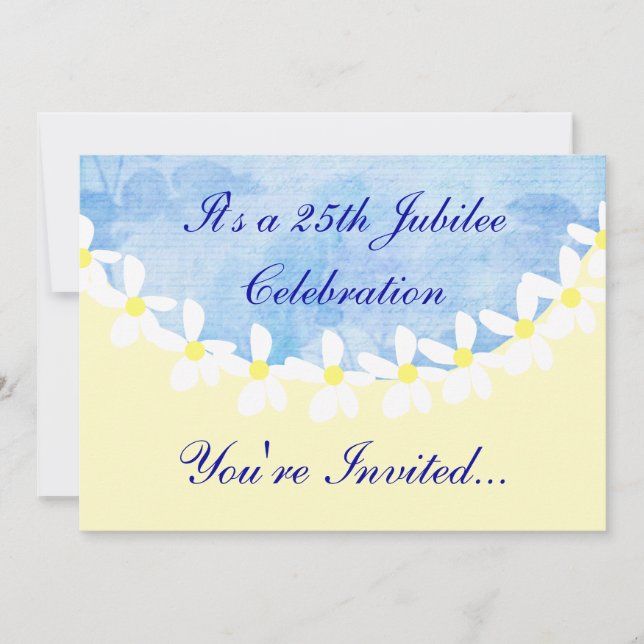 Nuns 25th Jubilee Celebration Invitations (Front)