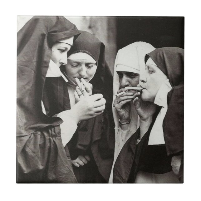 Nuns                                               ceramic tile (Front)