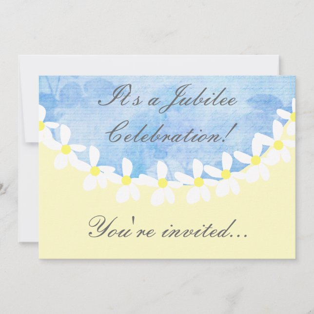 Nuns Customisable Jubilee Invitations (Front)