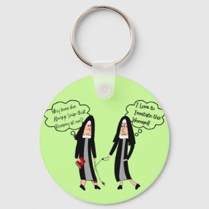 Nuns "Extreme Irritation" Gifts Key Ring