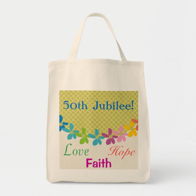 Nuns Golden 50th Jubilee Tote Bag (Front)