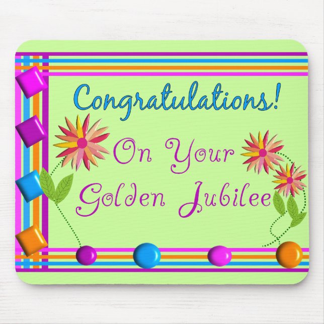 Nuns Golden Jubilee Gifts Mouse Pad (Front)