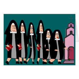 Nuns "Heading to Church"