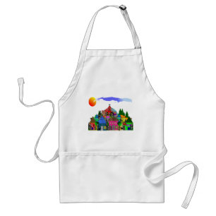 "Nuns of the Village"  Catholic Nun Art Gifts Standard Apron