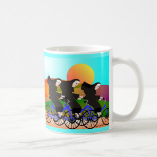 Nuns on Bicycles Art Gifts Coffee Mug