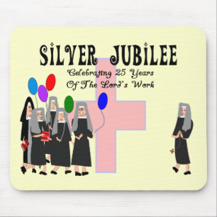 Nuns Silver Jubilee Gifts Mouse Pad