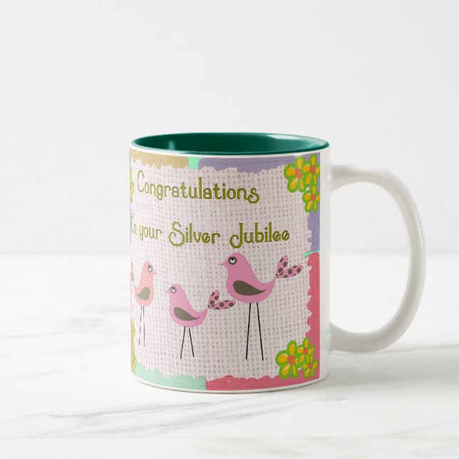 Nuns Silver Jubilee Gifts Two-Tone Coffee Mug (Right)