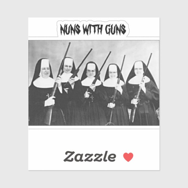 Nuns with Guns decal (Sheet)