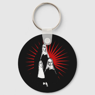 Nuns with Starburst Key Ring